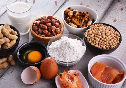 What foods make up 90% of food allergies?